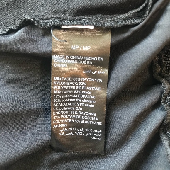 WHBM Black Cardi w/ Pearl buttons, size MP - Picture 5 of 6